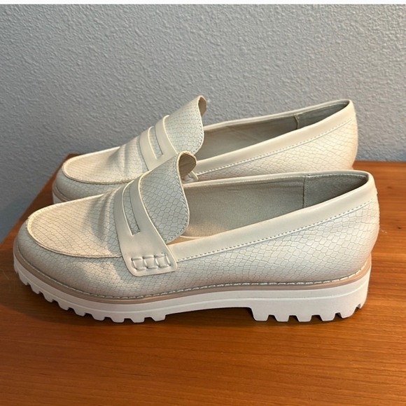 Dolce Vita Snake Skin Loafers - Picture 2 of 5